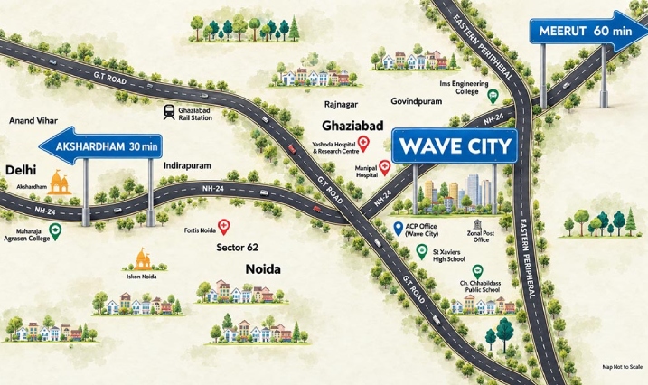 Veridia Heights Wave City Map