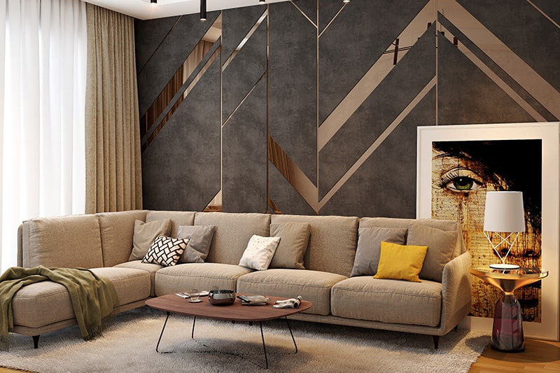 Try these Simple yet Sophisticated Wall Designs in your Living Room